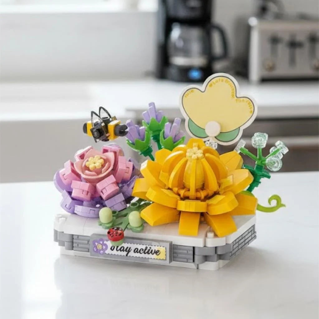 Loz Block Oyuncak Kremsi Yeşim Lotus 390 Parça Lz-8832-2