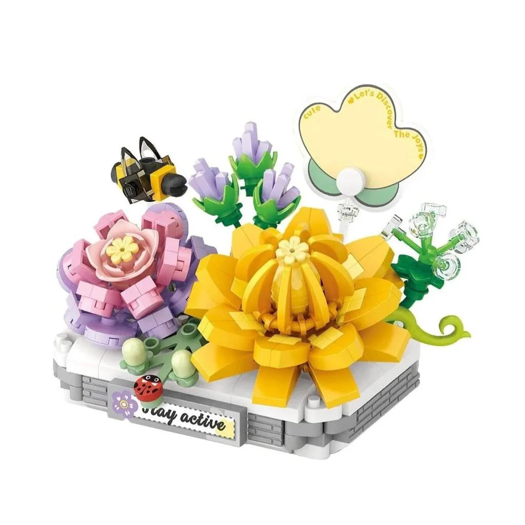 Loz Block Oyuncak Kremsi Yeşim Lotus 390 Parça Lz-8832-4