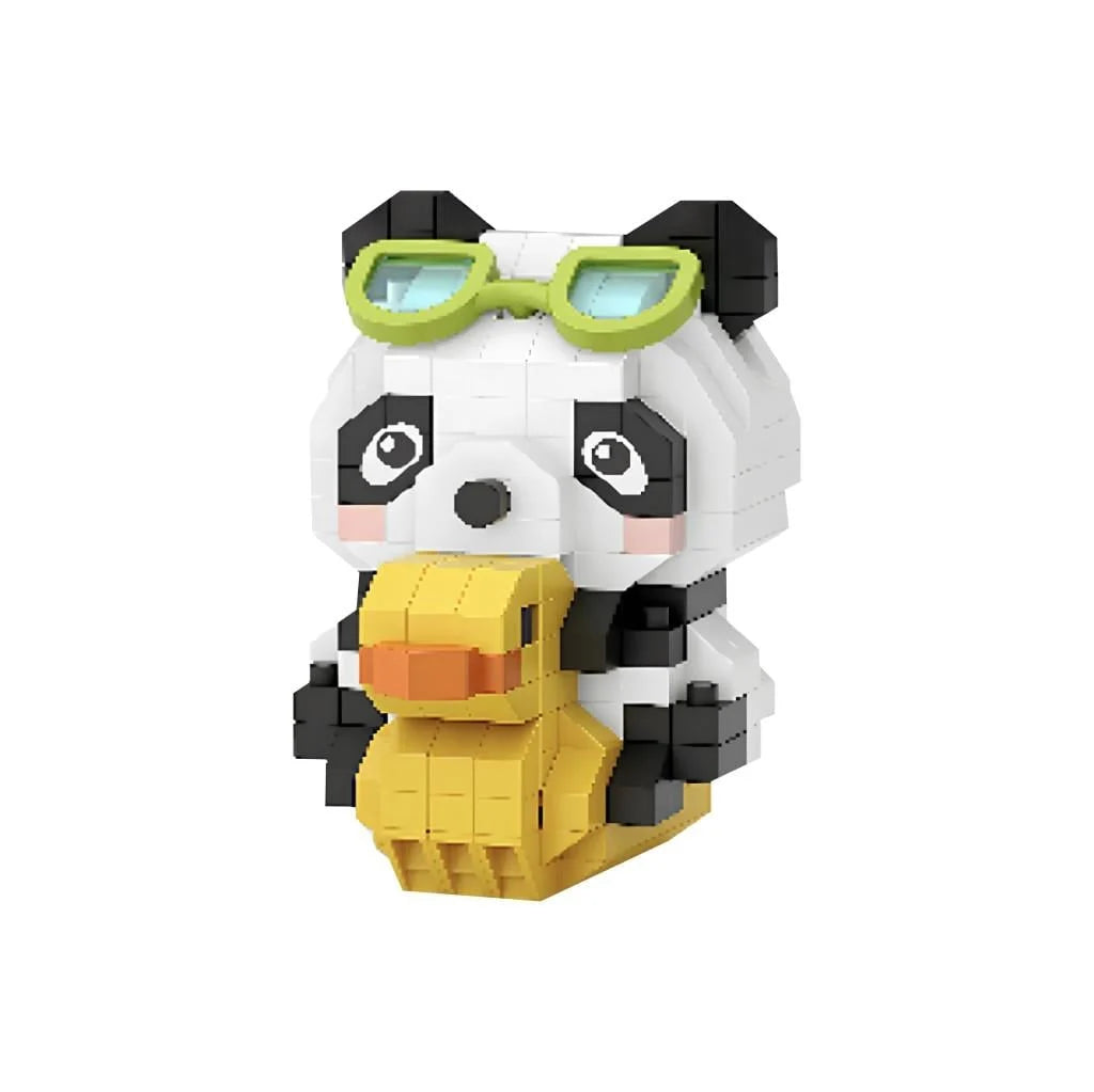 Loz Blok Oyuncak Ördekli Panda 190 Parça Mini Poş Lz-8634-3
