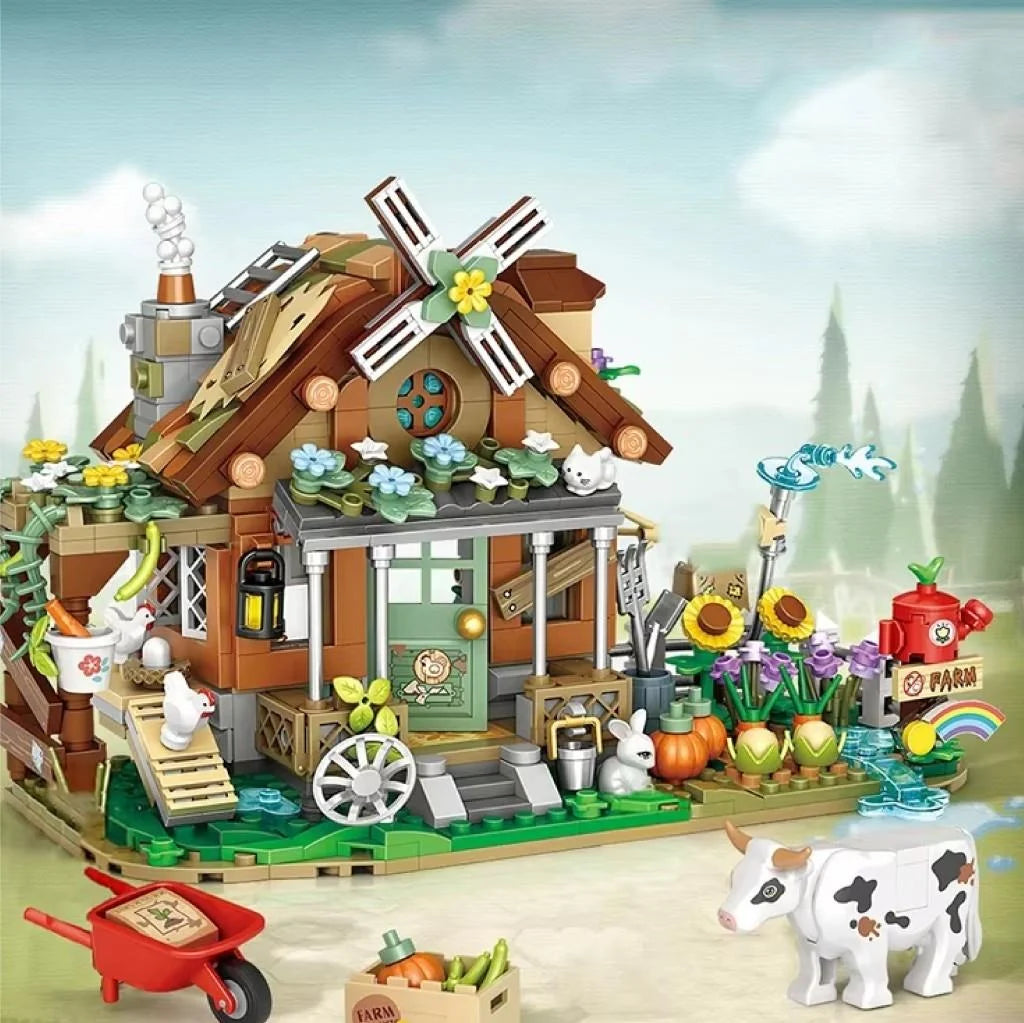Loz Çiftlik Evi 899 Parça Block Oyuncak Lz1281