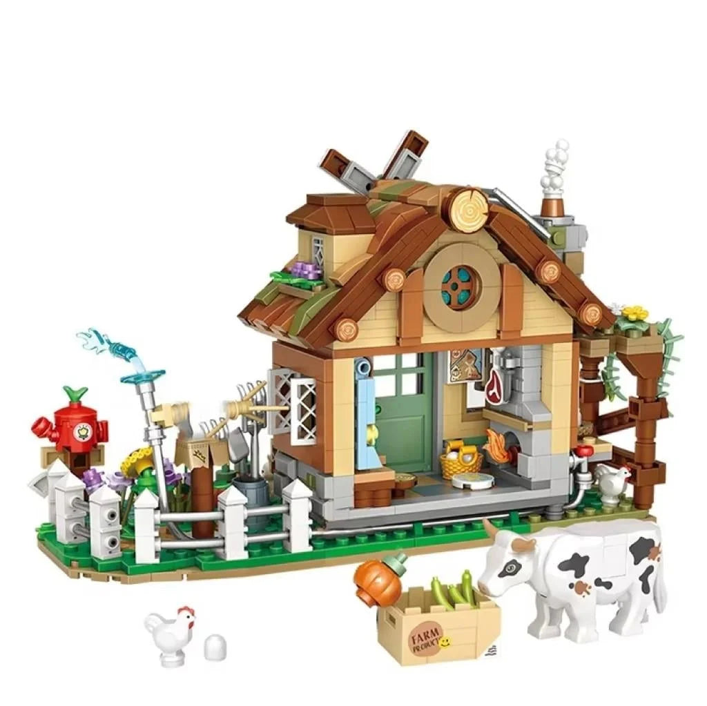 Loz Çiftlik Evi 899 Parça Block Oyuncak Lz1281-3