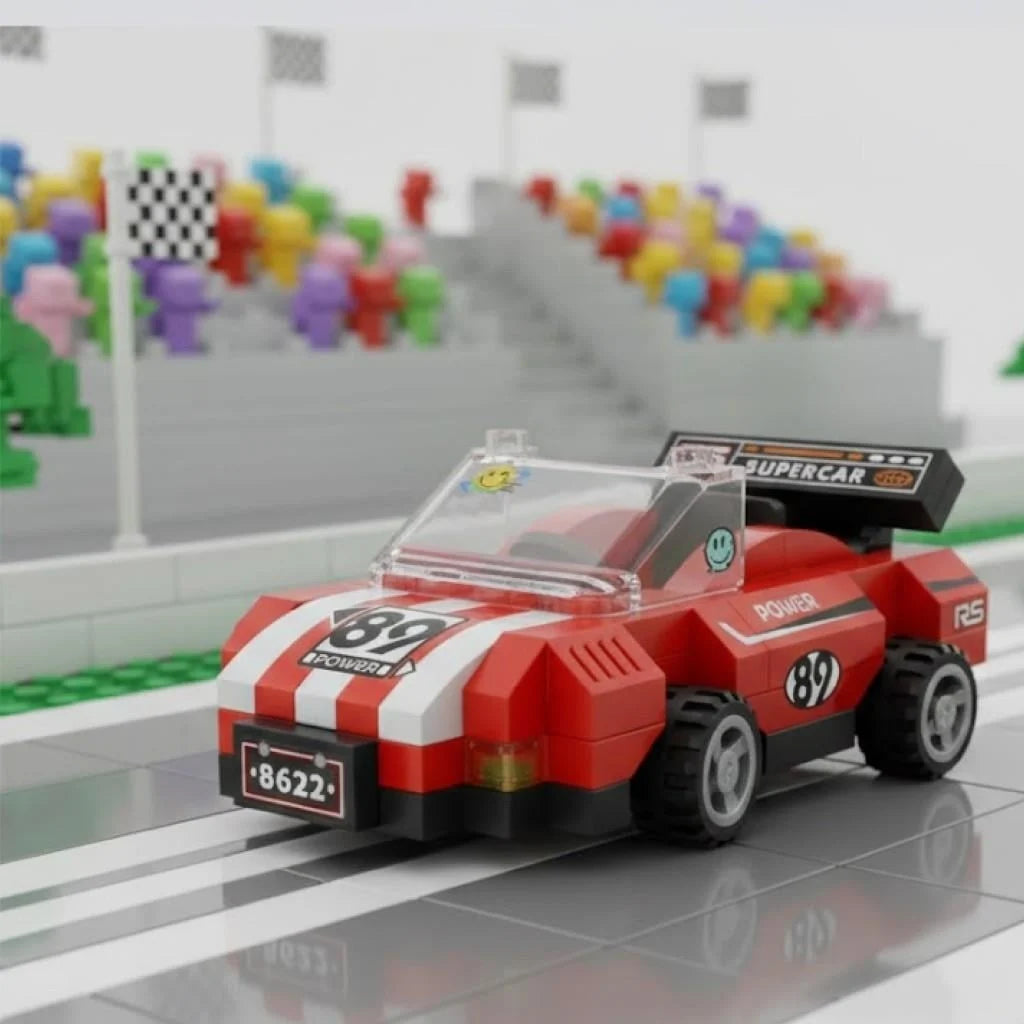 Loz Lego Yarış Arabası Mini Blok Seti 140 Parça Lz8622-3
