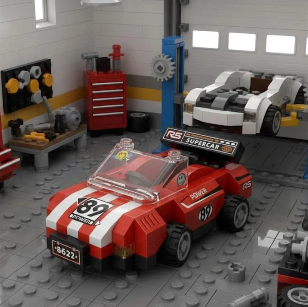 Loz Lego Yarış Arabası Mini Blok Seti 140 Parça Lz8622-4