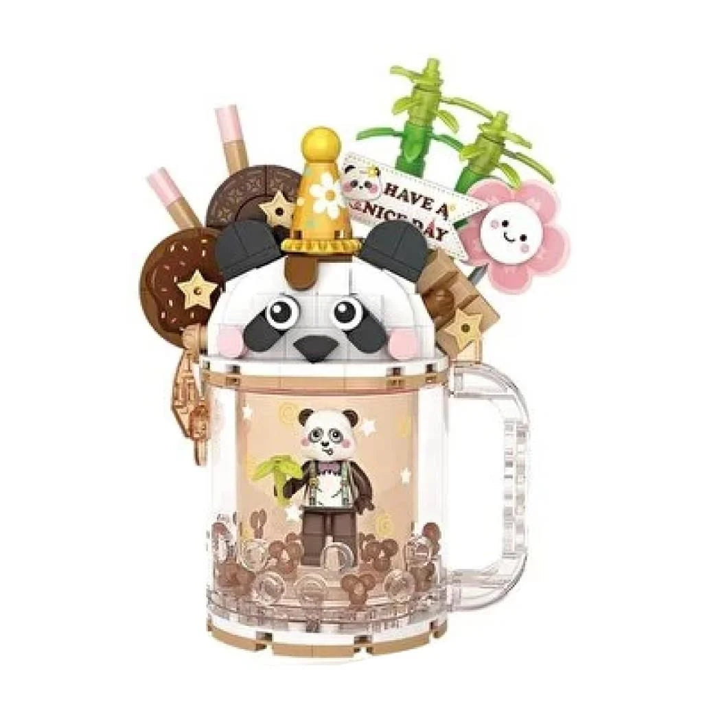 Loz Panda Ayı Dondurma Kupası 297 Parça Block Oyun Lz4206