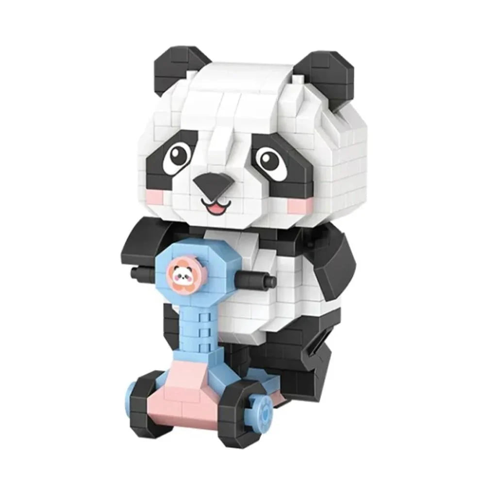 Loz Panda Scooter 320 Parça Block Oyuncak Lz8801-3