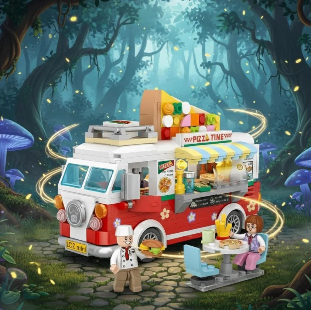 Loz Pizza Arabası 491 Parça Block Oyuncak Lz-1739-4