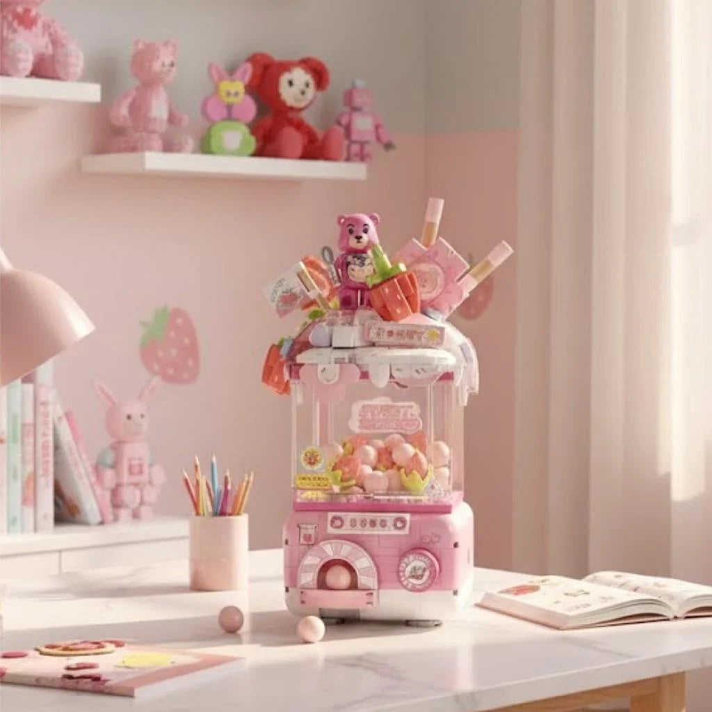 Loz Sevimli Gashapon Pembe 428 Parça Block Oyuncak Lz1680