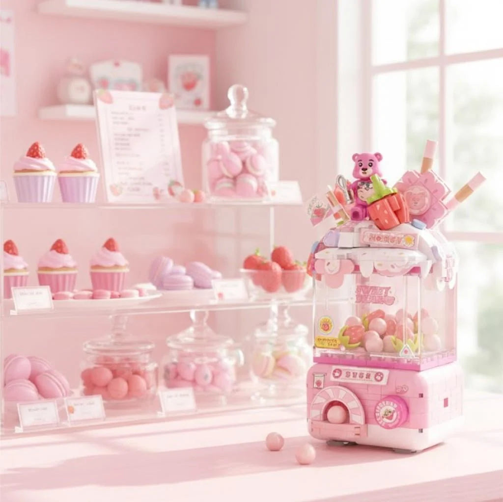 Loz Sevimli Gashapon Pembe 428 Parça Block Oyuncak Lz1680-3