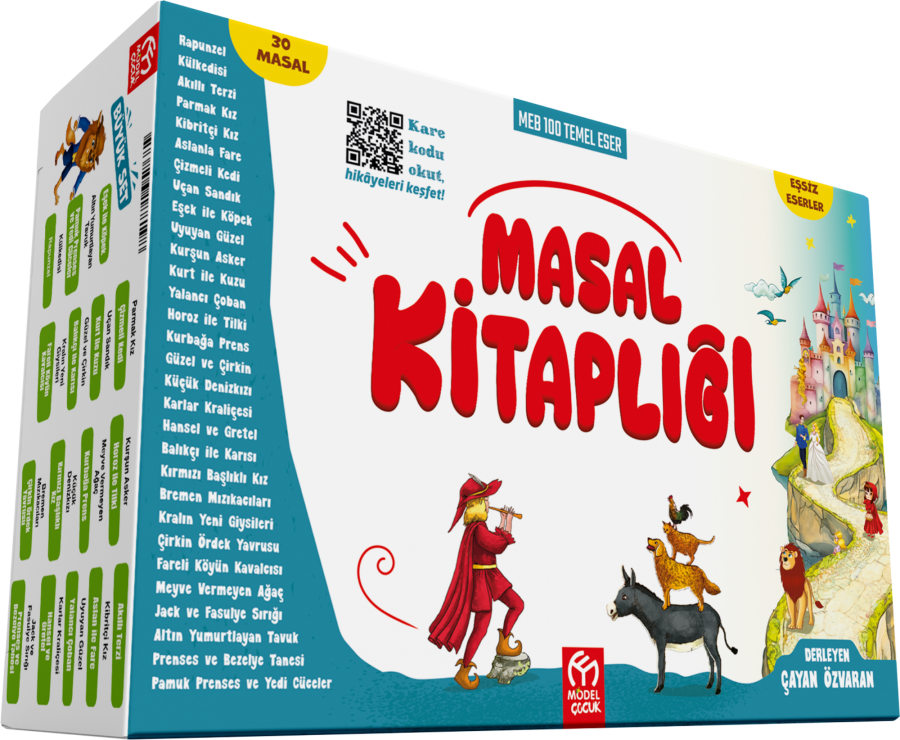Masal Kitaplığı 30 Kitap Model Çocuk-1