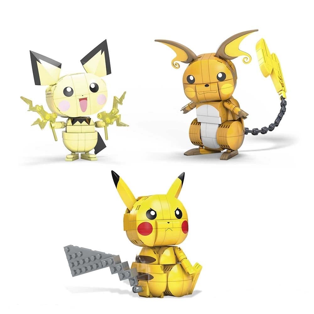Mega Pokemon Yap Ve Oyna Figürler Pikachu Dönüşüm 3 Lüsü-2