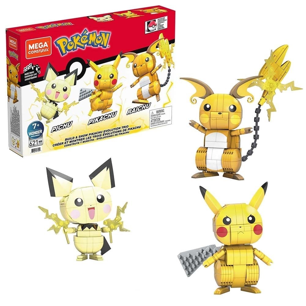 Mega Pokemon Yap Ve Oyna Figürler Pikachu Dönüşüm 3 Lüsü-3
