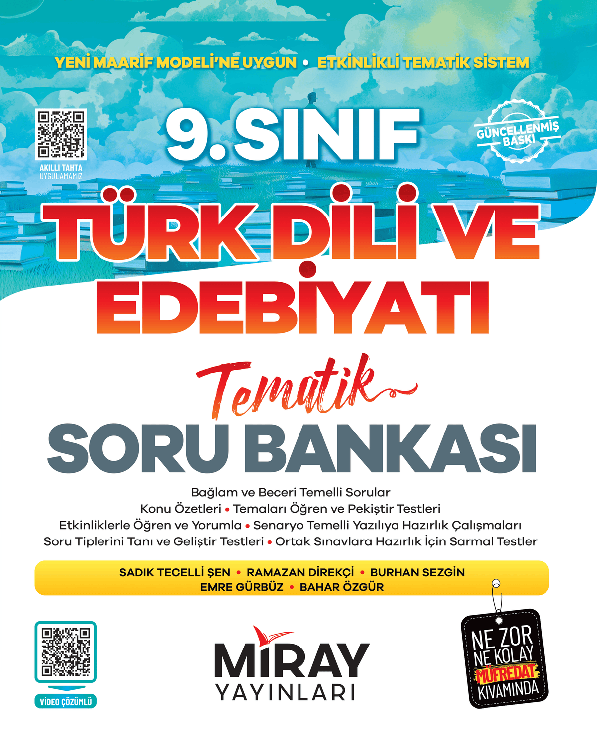 Miray 9. Sınıf Türk Dili ve Edebiyatı Tematik Konu Özetli Soru Bankası-1