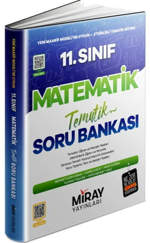 Miray Yayınları 11. Sınıf Matematik Maarif Model Tematik Soru Bankası-1