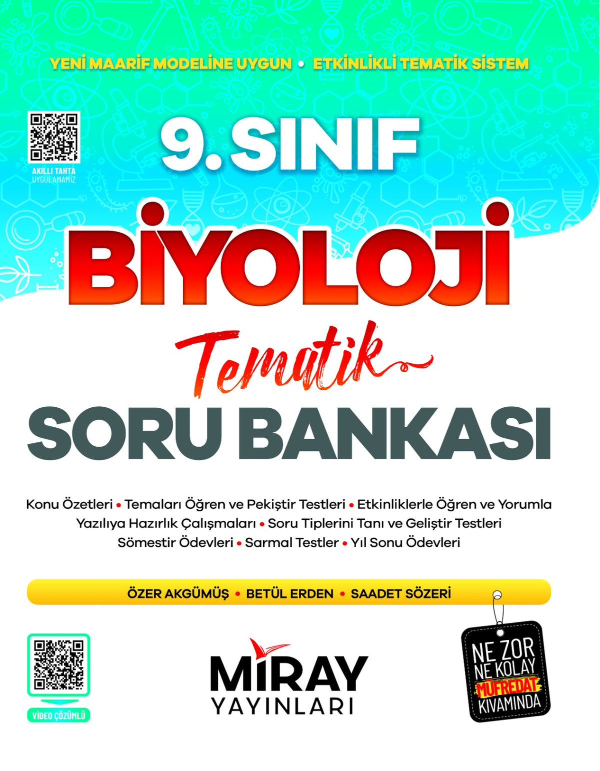 Miray Yayınları 9. Sınıf Biyoloji Tematik Konu Özetli Soru Bankası-1