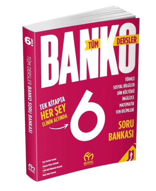 Model Yayınları 6.Sınıf Banko Tüm Dersler Soru Bankası-1