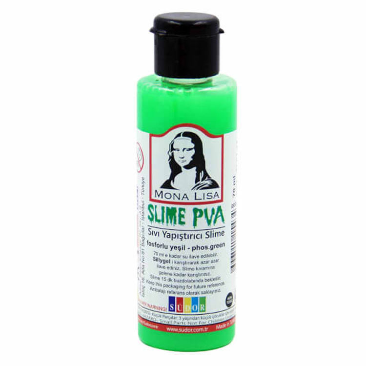 Mona Lisa Sıvı Yapıştırıcı Slime 70 ML Fosforlu Yeşil