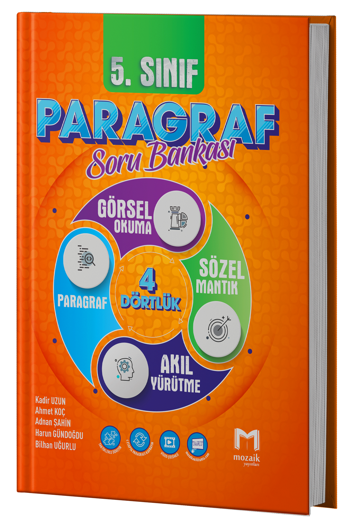Mozaik Yayınları 5. Sınıf Paragraf Mozaik Soru Bankası-1