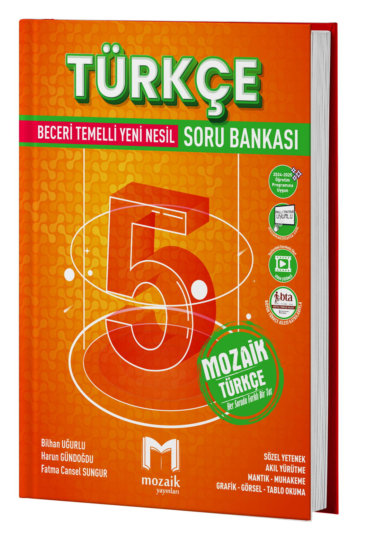 Mozaik Yayınları 5. Sınıf Türkçe Soru Bankası-1