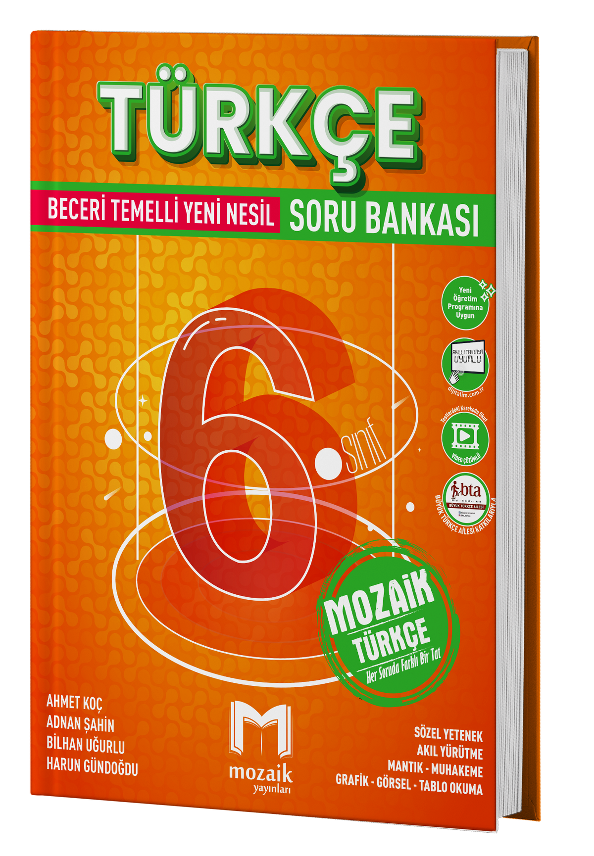 Mozaik Yayınları 6. Sınıf Türkçe Soru Bankası-1
