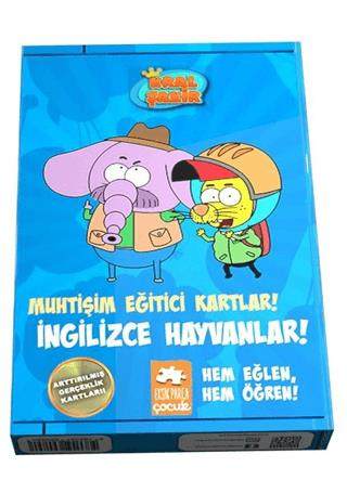 Muhtişim Eğitici Kartlar İngilizce Hayvanlar Eksik Parça Yayınları