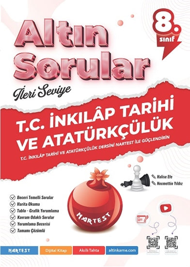 Nartest Yayınları 8. Sınıf Altın Sorular T.C. İnkilap Tarihi ve Atatürkçülük Soru Bankası-1