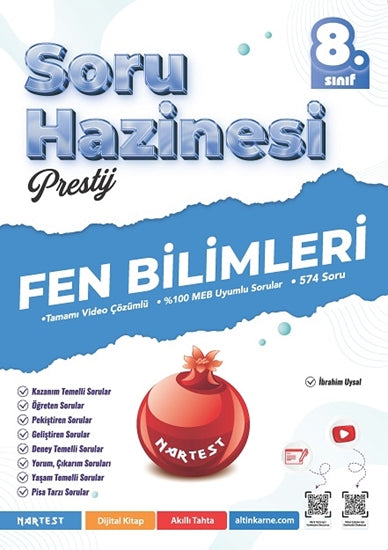 Nartest Yayınları 8. Sınıf Fen Bilimleri Mod Serisi Soru Bankası-1