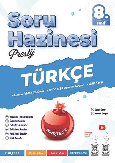Nartest Yayınları 8. Sınıf Türkçe Mod Serisi Soru Bankası-1