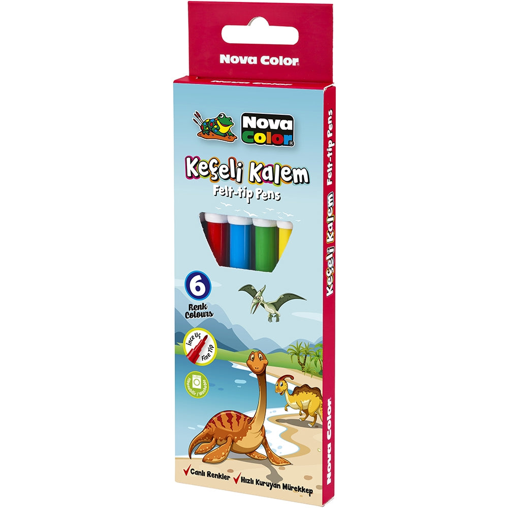 Nova Color Keceli Kalem 6 Lı Set-1