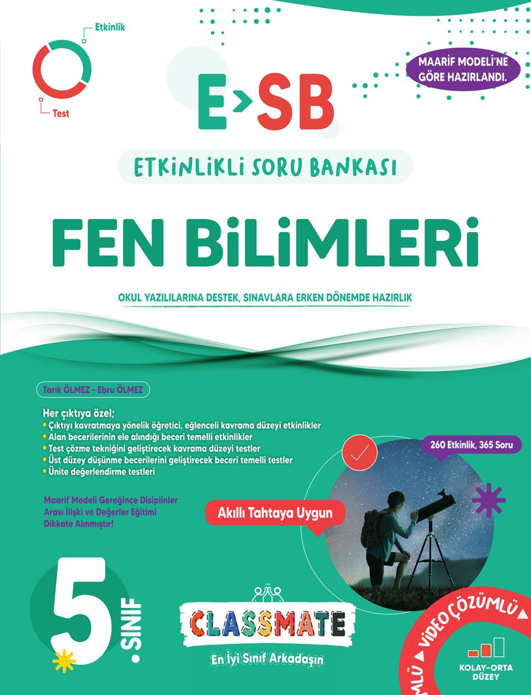 Okyanus Yayınları 5. Sınıf Classmate Fen Bilimleri Etkinlikli Soru Bankası-1