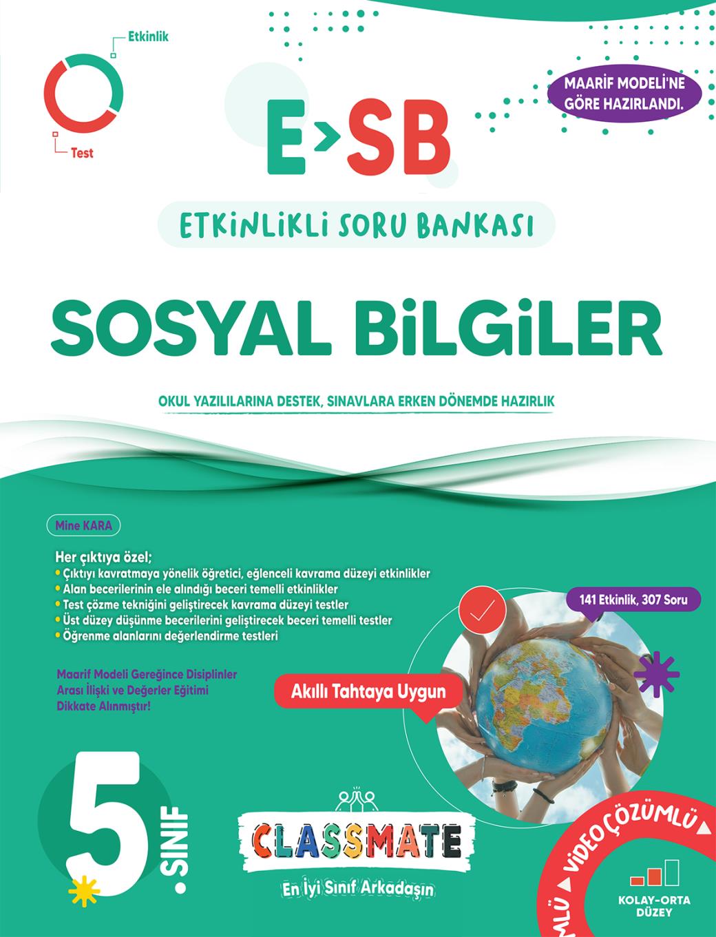 Okyanus Yayınları 5. Sınıf Classmate Sosyal Bilgiler Etkinlikli Soru Bankası-1