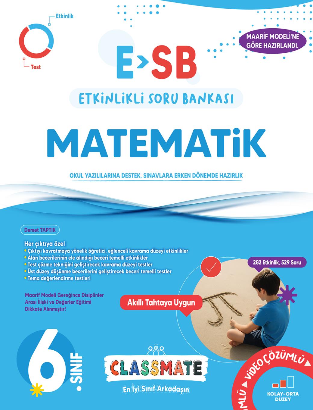 Okyanus Yayınları 6. Sınıf Classmate Matematik Etkinlikli Soru Bankası-1
