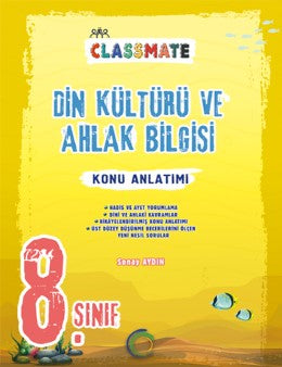 Okyanus Yayınları 8. Sınıf Classmate Din Kültürü ve Ahlak Bilgisi Konu Anlatımlı
