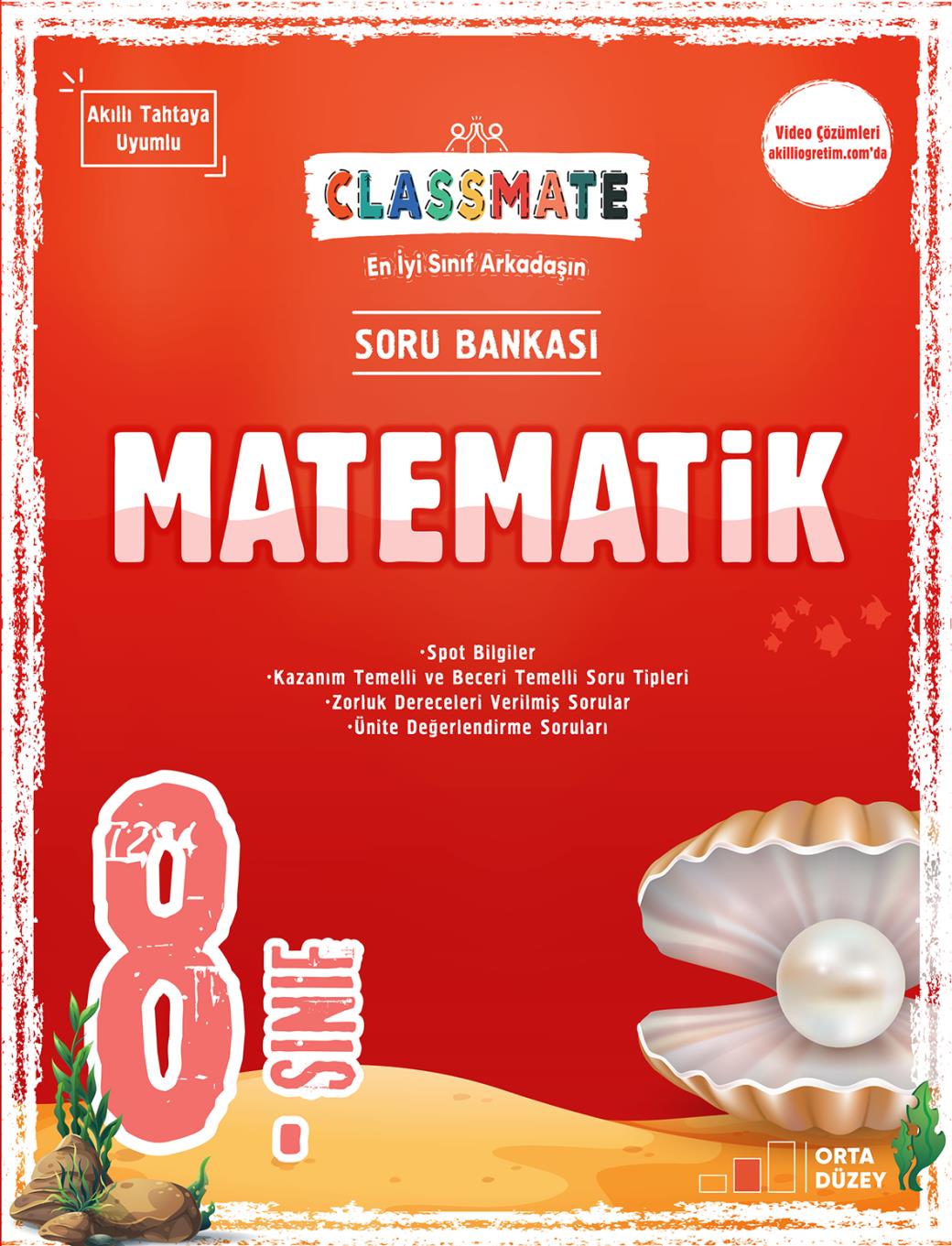 Okyanus Yayınları 8. Sınıf Classmate Matematik Soru Bankası