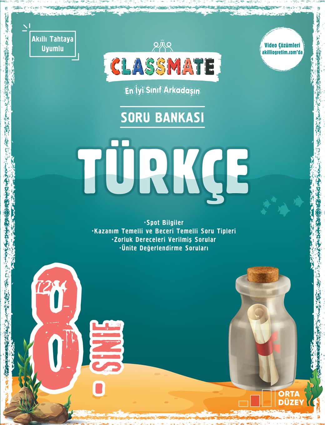 Okyanus Yayınları 8. Sınıf Classmate Türkçe Soru Bankası-1