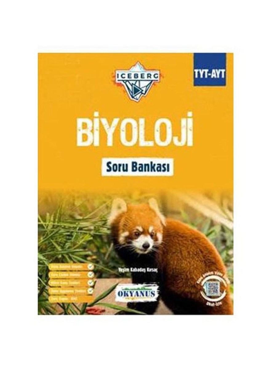 Okyanus Yayınları TYT-AYT Iceberg Biyoloji Soru Bankası-1