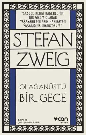 Olağanüstü Bir Gece Stefan Zweig Can Yayınları