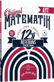 Orijinal Yayınları AYT Matematik Referans 12 li Deneme Sınavı-1