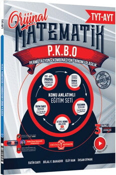 Orijinal Yayınları TYT AYT Matematik Permütasyon Kombinasyon Binom Olasılık Konu Anlatımlı Eğitim Seti-1