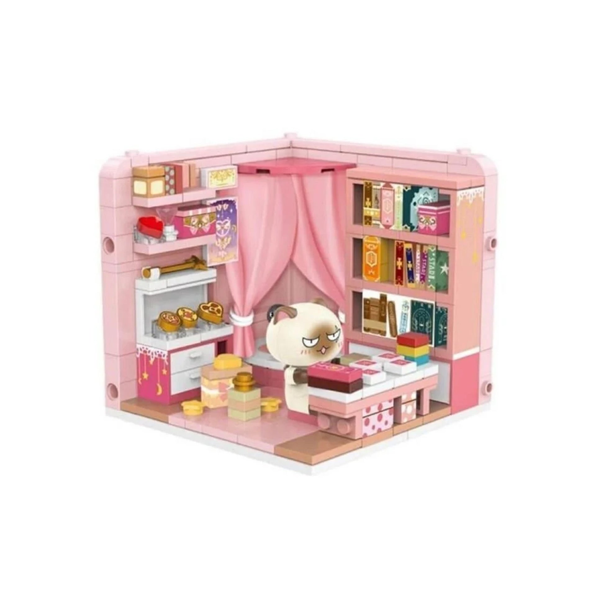 Panlos Kedi Makyaj Odası 247 Parça Block Oyuncak P885006