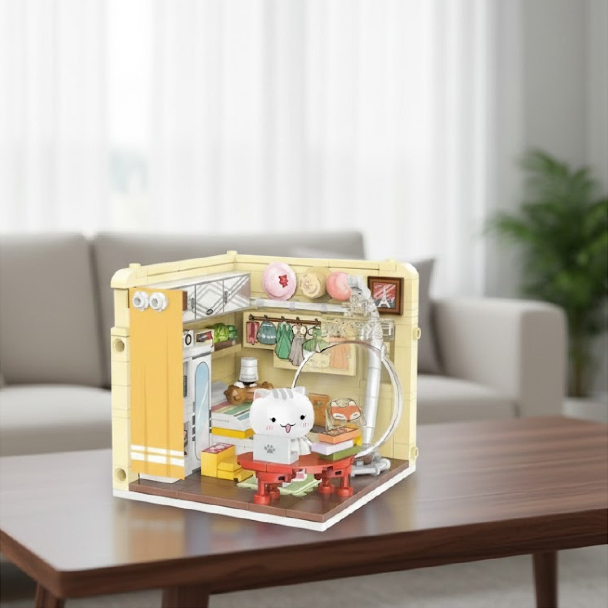 Panlos Kedi Mutfak 252 Parça Block Oyuncak P885003-2