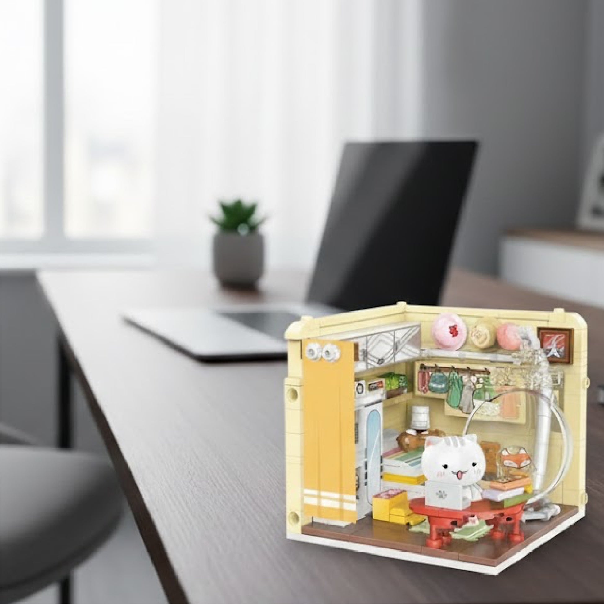 Panlos Kedi Mutfak 252 Parça Block Oyuncak P885003-3