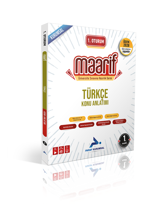 Paraf 2028 Maarif Türkçe Konu Anlatım 1.Kitap