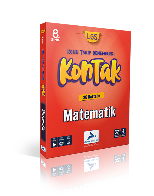 Paraf Yayınları 8. Sınıf Matematik Kontak Konu Takip Denemeleri-1