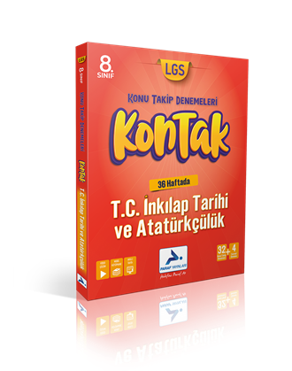 Paraf Yayınları 8. Sınıf T.C. İnkılap Tarihi ve Atatürkçülük Kontak Konu Takip Denemeleri