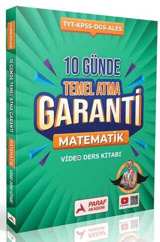 Paraf Yayınları TYT Matematik Z Takımı 10 Günde Temel Atma Garanti Video Ders Kitabı-1