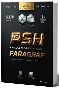 Paragrafı Sevdiren Hoca TYT AYT MSÜ KPSS ALES DGS Paragraf Soru Bankası-1