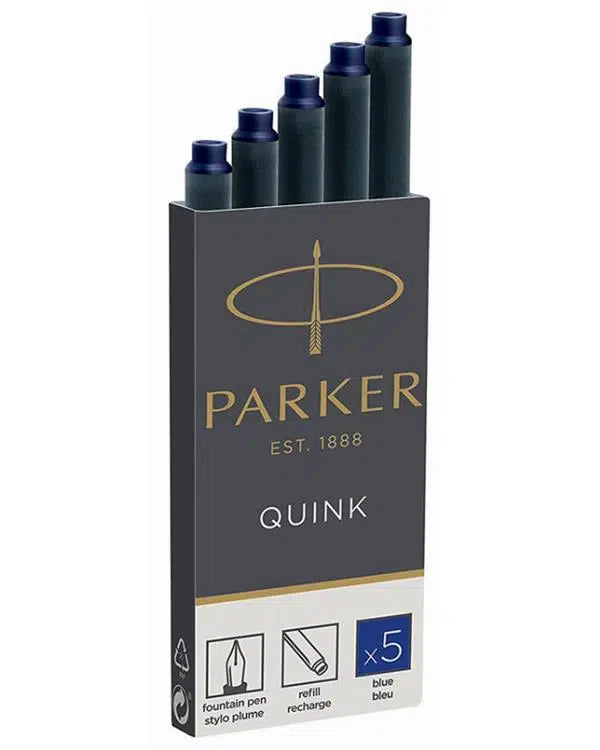 Parker Dolma Kalem Kartuşu Quink 5 Lİ Mavi 1950384-1