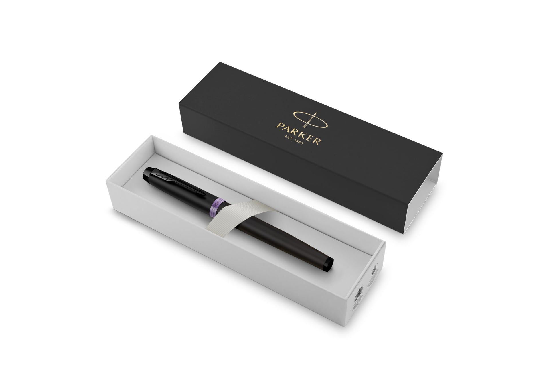 Parker Roller Kalem IM Profesional Siyah-Mor Bt-3