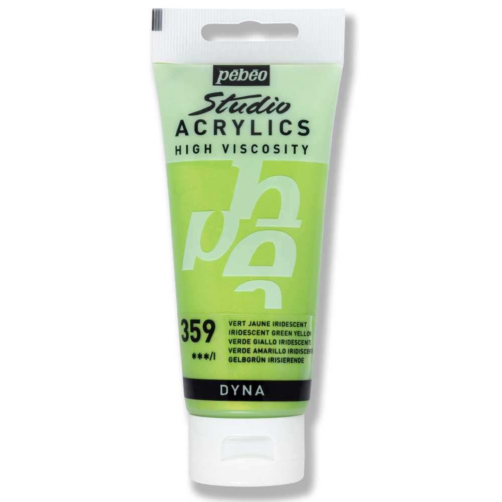Pebeo Acrylıc Studıo 100 Ml İridescent Green- Yellow