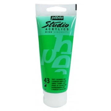 Pebeo Studio Akrilik Boya 100 Ml 43 Cadmium Green Hue